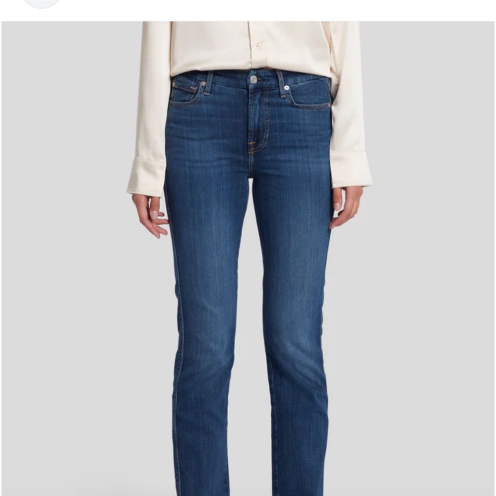 7 For All Mankind Kimmie Straight Jeans Sz 29